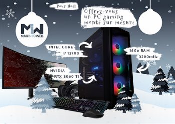 Un PC gaming sur mesure pour Noël ?