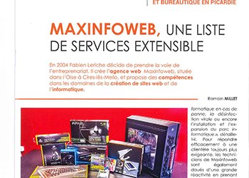 Maxinfoweb dans Picardie La Gazette